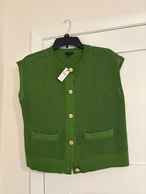 Talbots  Sleeveless Cardigan Vest